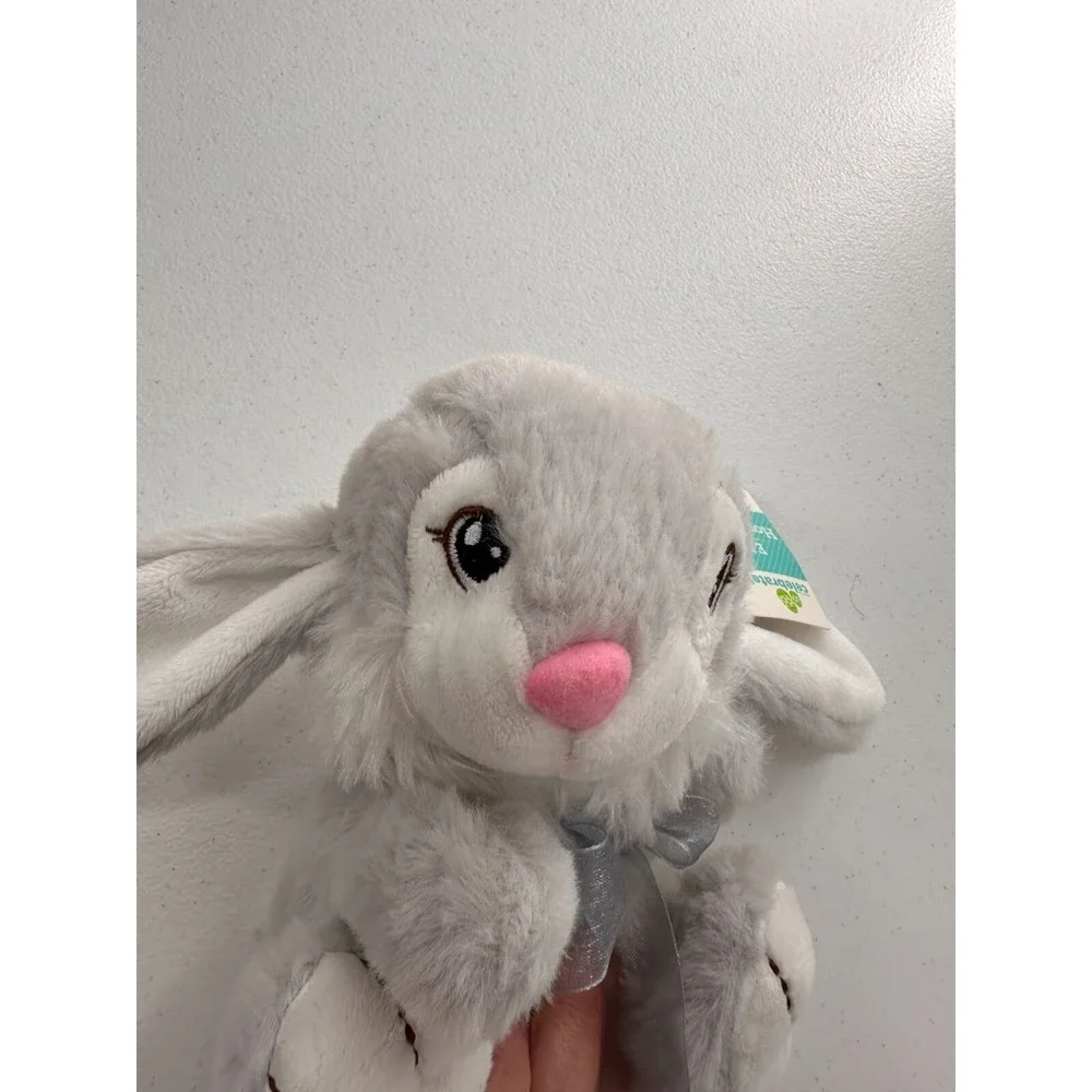 Walmart Dandee Bunny Way To Celebrate Easter Hoppy Hopster Plush Toy‎ Gray 8